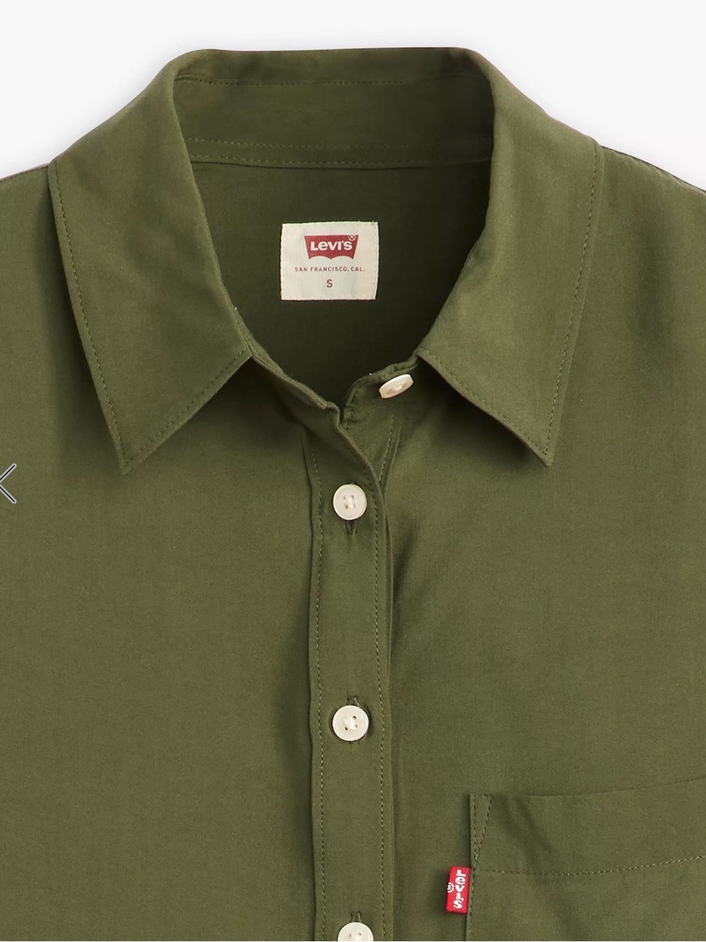 Levi’s Women's Darlene Collared Button-Front Shirt Medium - Picture 4 of 6